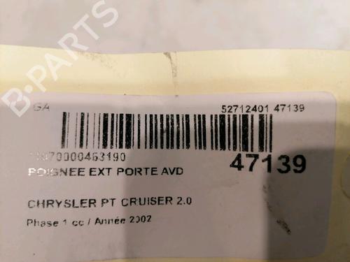 Front right exterior door handle CHRYSLER PT CRUISER (PT_) 2.0 | BP23175857C129 
