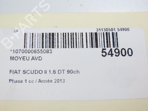 Used Left front steering knuckle FIAT SCUDO Van (270_, 272_) 1.6 D Multijet (90 hp) 29318752