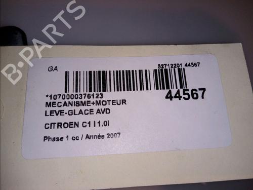 front-right-window-mechanism-citroen-c1-pm_-pn_-10-9222t6-2005-2006-2007-2008-2009-2010-2011-2012-2013-2014-11102170 main image