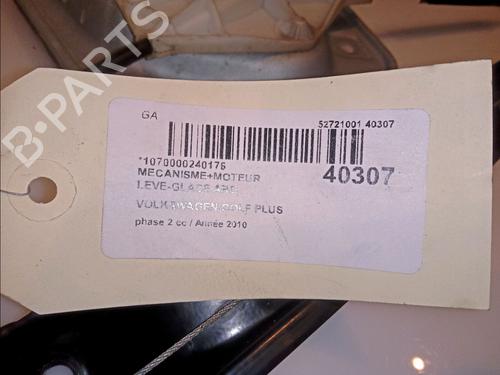 Used Rear left window mechanism VW GOLF PLUS V (5M1, 521) 1.6 TDI (105 hp) 11103173