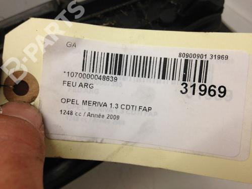 Left taillight OPEL MERIVA A MPV (X03) 1.3 CDTI (E75) | BP9593864C34 
