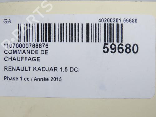 Climate control RENAULT KADJAR (HA_, HL_) 1.5 dCi 110 (HLA3) | BP38942662I5 - Image 5