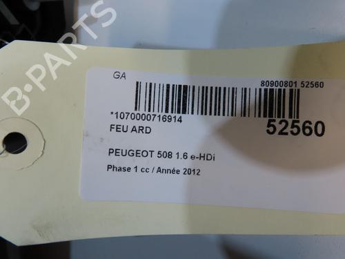 right-taillight-peugeot-508-i-8d_-2010-2011-2012-2013-2014-2015-2016-2017-2018-33711748 main image