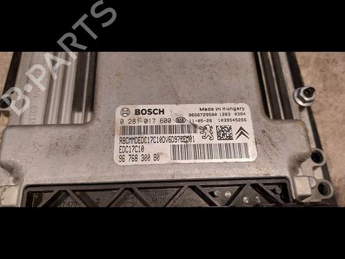 Engine control unit (ECU) CITROËN BERLINGO MULTISPACE (B9) 1.6 HDi 90 | BP9613214M57