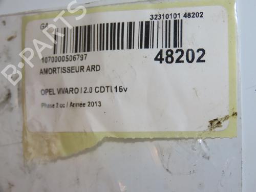 Højre bagtil støddæmper OPEL VIVARO A Van (X83) 2.0 CDTI (F7) (90 hp) 23173536