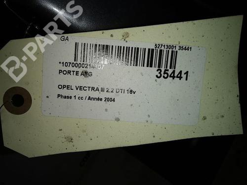 Left front door OPEL VECTRA C GTS (Z02) 2.2 DTI 16V (F68) | BP9605745C2 
