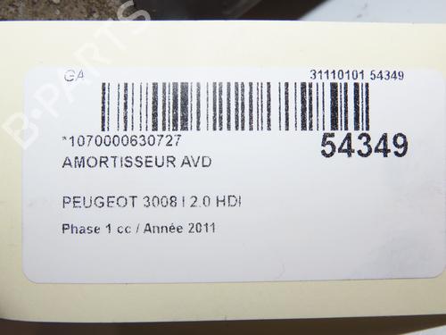 Højre fortil støddæmper PEUGEOT 3008 I MPV (0U_) 2.0 HDi 150 / BlueHDi 150 (150 hp) 29415142