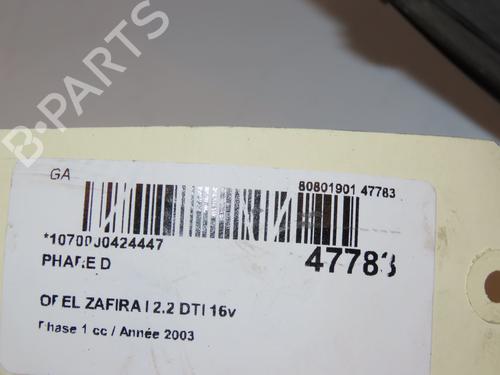 Used Right headlight OPEL ZAFIRA A MPV (T98) 2.2 DTI 16V (F75) (117 hp) 23177683