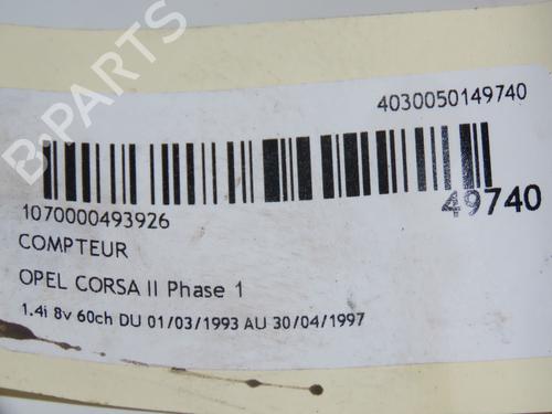 Instrument cluster OPEL CORSA B (S93) 1.4 i (F08, F68, M68) | BP17630589C47 