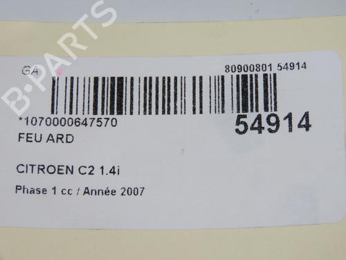 Used Right taillight CITROËN C2 (JM_) 1.4 (73 hp) 31372123