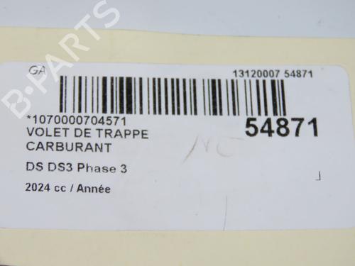 Used Fuel flap DS DS 3 / DS 3 CROSSBACK (UR_, UC_, UJ_) 1.2 PureTech 130 (URHNSS) (131 hp) 31747959