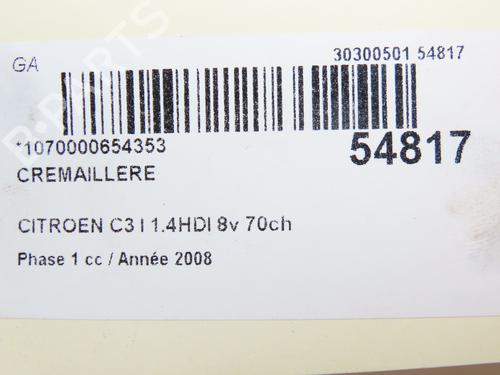 Used Steering rack CITROËN C3 I (FC_, FN_) 1.4 HDi (68 hp) 28967412