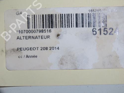 Used Alternator Alternator PEUGEOT 208 I (CA_, CC_) 1.6 VTi (120 hp) 39251656 39251656