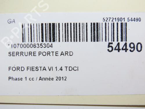 Rear right lock FORD FIESTA VI (CB1, CCN) 1.4 TDCi | BP28969061C99 