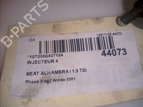 Used Injector SEAT ALHAMBRA (7V8, 7V9) 1.9 TDI (115 hp) 23171650