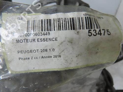 Used Engine PEUGEOT 208 I (CA_, CC_) 1.0 VTi (68 hp) 28966823