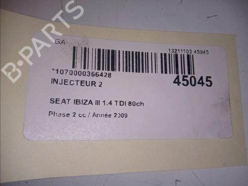 Used Injector SEAT IBIZA III (6L1) 1.4 TDI (80 hp) 11098925
