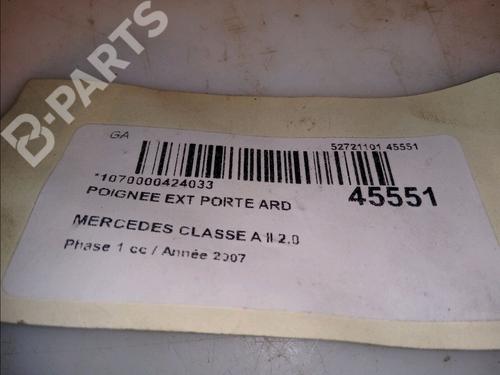Rear right exterior door handle MERCEDES-BENZ A-CLASS (W169) A 180 CDI (169.007, 169.307) | BP12128840C130 