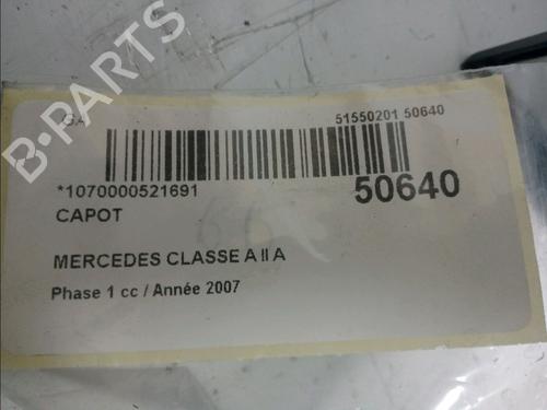 Used Hood MERCEDES-BENZ A-CLASS (W169) A 200 CDI (169.008, 169.308) (140 hp) 18646081