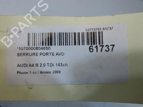 front-right-lock-audi-a4-b8-8k2-2007-2008-2009-2010-2011-2012-2013-2014-2015-2016-2017-39997098 main image