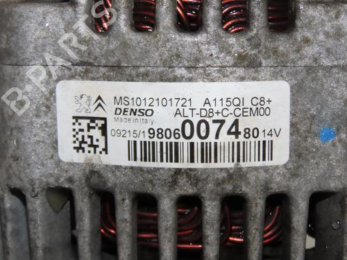 Alternator PEUGEOT 2008 I (CU_) 1.2 VTi | BP32100419M7 - Image 3