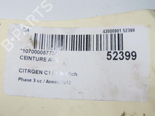 Pre-tensor frente esquerdo CITROËN C1 (PM_, PN_) 1.0 (68 hp) 31984608