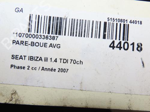 Wheel arch SEAT IBIZA III (6L1) 1.4 TDI | BP14878912C56 