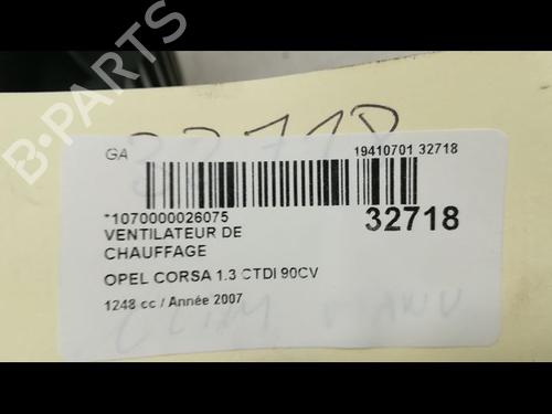 Heater blower motor OPEL CORSA D (S07) 1.2 (L08, L68) | BP23172492M62 