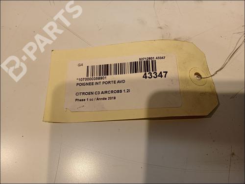 Front right interior door handle CITROËN C3 AIRCROSS II (2R_, 2C_) 1.2 PureTech 110 (2RHNZB, 2RHNZW, 2RHNPX, 2RHNPJ) | BP11102362I14 