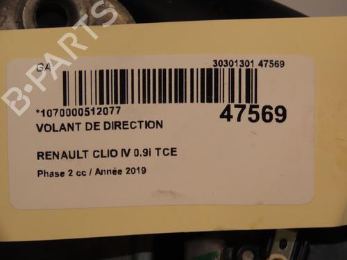 Used Steering wheel RENAULT CLIO IV (BH_) 0.9 TCe 90 (BHNF, BHMA, BHMH, BHJK, BHJR) (90 hp) 16740790