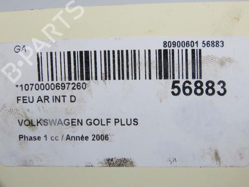 right-tailgate-light-vw-golf-plus-v-5m1-521-2004-2005-2006-2007-2008-2009-2010-2011-2012-2013-32277486 main image
