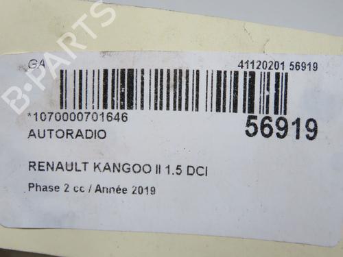 Used Radio Radio RENAULT KANGOO Express (FW0/1_) 1.5 dCi 90 (FW0G, FW05, FW08, FW11) (90 hp) 33728080 33728080