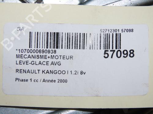 Front left window mechanism RENAULT KANGOO (KC0/1_) 1.2 (KC0A, KC0K, KC0F, KC01) | BP36850246C22  - Image 5