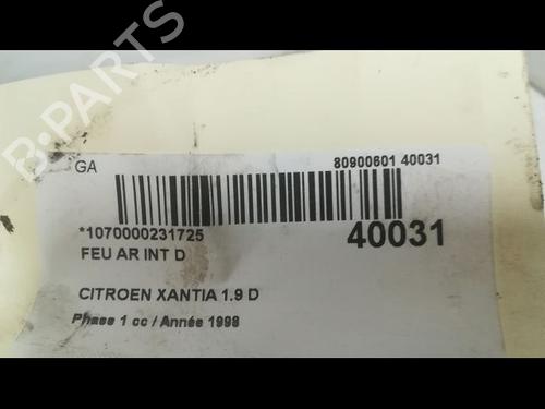 Used Right tailgate light Right tailgate light CITROËN XANTIA (X1_, X2_) 1.9 SD (75 hp) 9607843 9607843