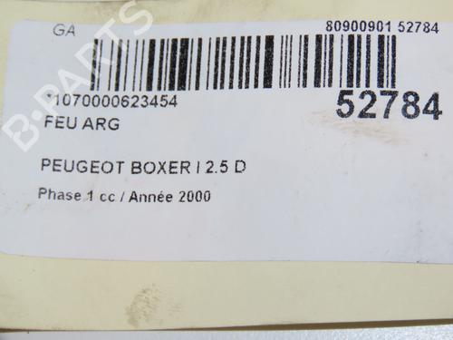 Left taillight PEUGEOT BOXER Bus (230P) 2.5 D | BP28832794C34