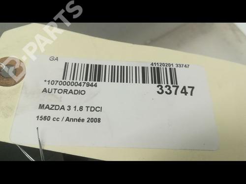 Radio MAZDA 3 (BK) 1.6 DI Turbo | BP9593826E6 