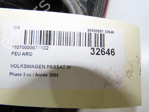 Right taillight VW PASSAT B5.5 Variant (3B6) 1.9 TDI | BP36246825C35 - Image 5