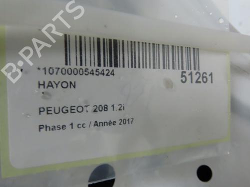 Used Tailgate PEUGEOT 208 I (CA_, CC_) 1.2 VTI 82 (82 hp) 26341296