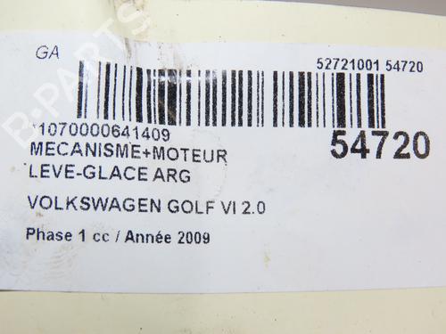 rear-left-window-mechanism-vw-golf-vi-5k1-2008-2009-2010-2011-2012-2013-2014-28968950 main image