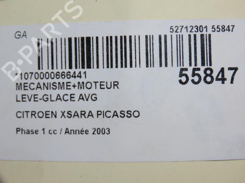 Lève-vitre avant gauche CITROËN XSARA PICASSO (N68) 2.0 HDi (90 hp) 30916917