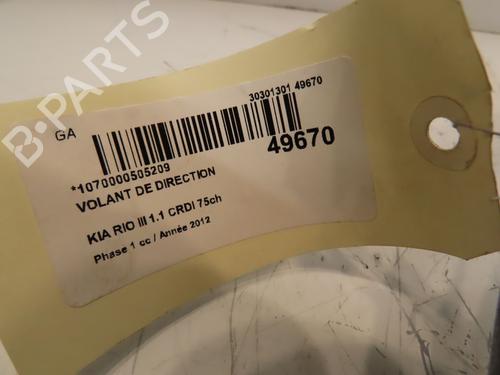 Steering wheel KIA RIO III (UB) 1.1 CRDi | BP17051483C49 