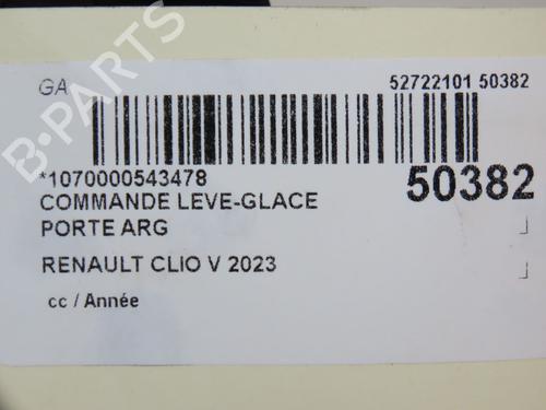 Used Left rear window switch RENAULT CLIO V (B7_) 1.6 E-TECH 145 (B7MU) (143 hp) 18859357