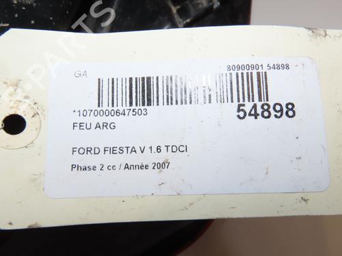 Left taillight FORD FIESTA V (JH_, JD_) 1.6 TDCi | BP29441844C34