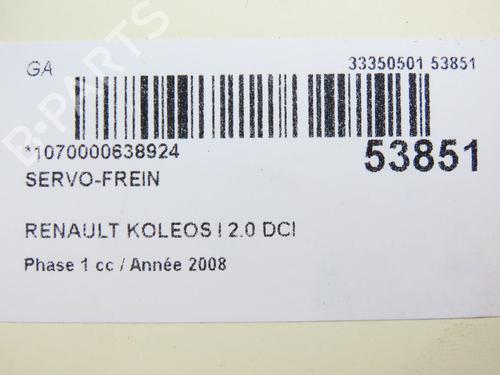 Used Servo brake RENAULT KOLEOS I (HY_) 2.0 dCi 4x4 (HY0K) (150 hp) 28967671