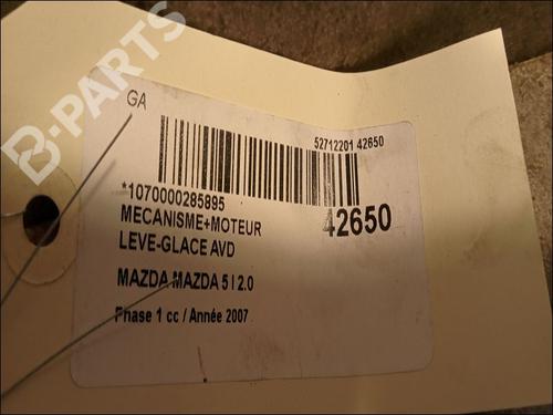 Front right window mechanism MAZDA 5 (CR) 2.0 CD (CR19) | BP9614896C23 