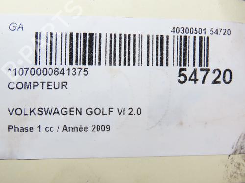 instrument-cluster-vw-golf-vi-5k1-2008-2009-2010-2011-2012-2013-2014-28968024 main image