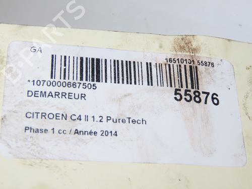 Starter CITROËN C4 II (NC_) 1.2 THP 130 (NCHNYM, NCHNYT) | BP31935953M8 - Image 4