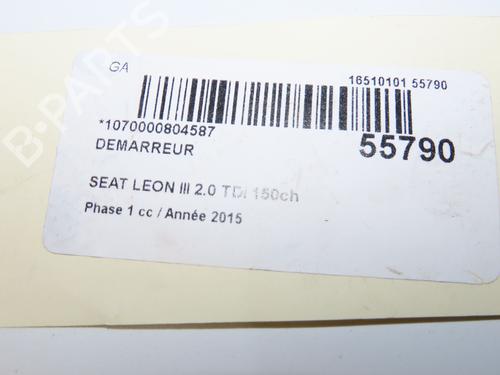 Starter SEAT LEON (5F1) 2.0 TDI | BP38608312M8 - Image 4