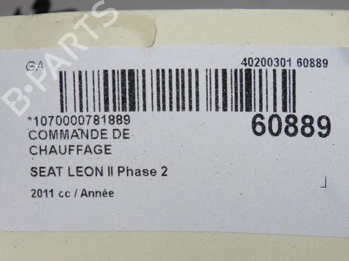 Used Climate control Climate control SEAT LEON (1P1) 1.6 TDI (105 hp) 40437873 40437873