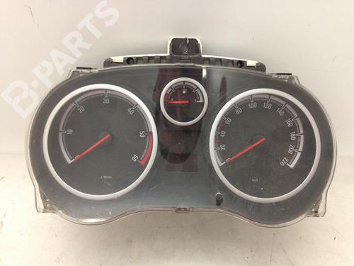 Used Instrument cluster OPEL CORSA D (S07) 1.3 CDTI (L08, L68) (75 hp) 9593386